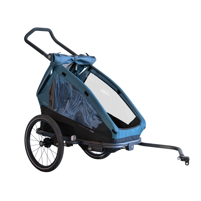 Rimorchio Per Bambini Mono T BS-K01 Petrolio/Lilla #5