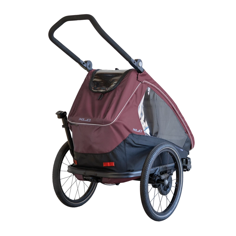 Rimorchio Per Bambini Mono T BS-K01 Bordeaux/Arancione #2
