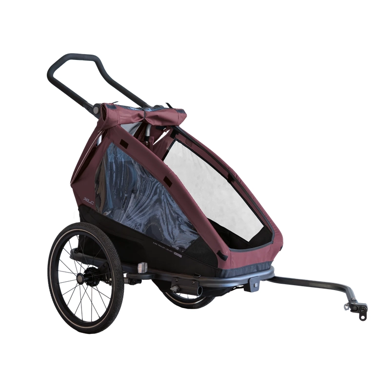 Rimorchio Per Bambini Mono T BS-K01 Bordeaux/Arancione #5