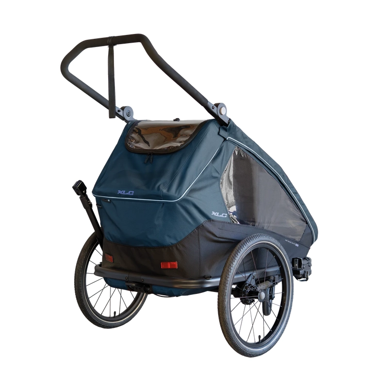 Rimorchio Per Bambini Duo T BS-K02 Petrolio/Lilla #2