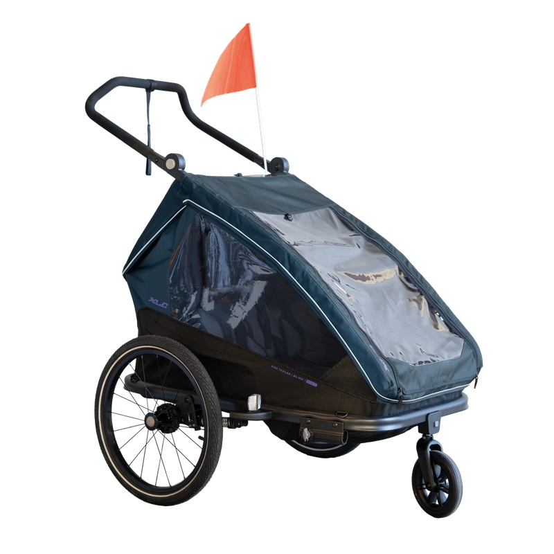Rimorchio Per Bambini Duo T BS-K02 Petrolio/Lilla #4