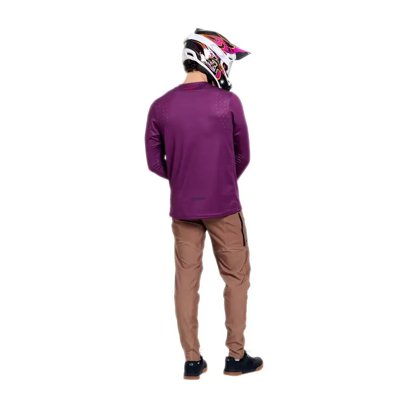 Jersey de Manga Larga para MTB Sprint Pro Sangría Talla XXL #9