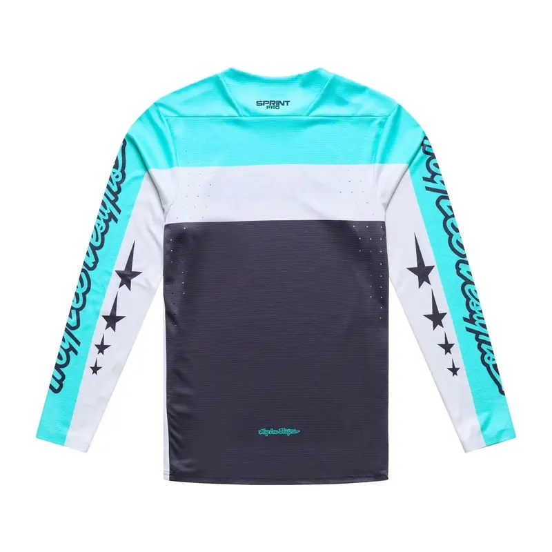 Maglia Jersey MTB Maniche Lunghe Sprint Pro Yo Moto Carbon Taglia L #1