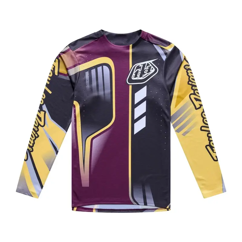 Jersey Langarm-MTB-Trikot Sprint Pro Lowrider Sangria Größe M - image