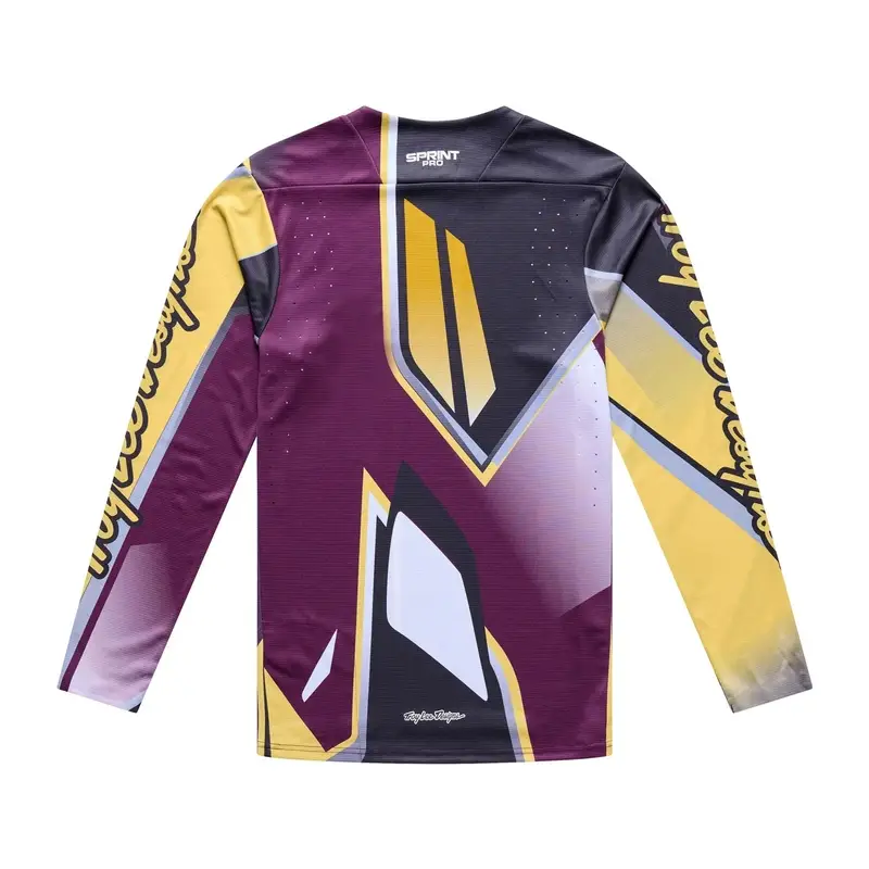 Jersey Langarm-MTB-Trikot Sprint Pro Lowrider Sangria Größe XXL #1