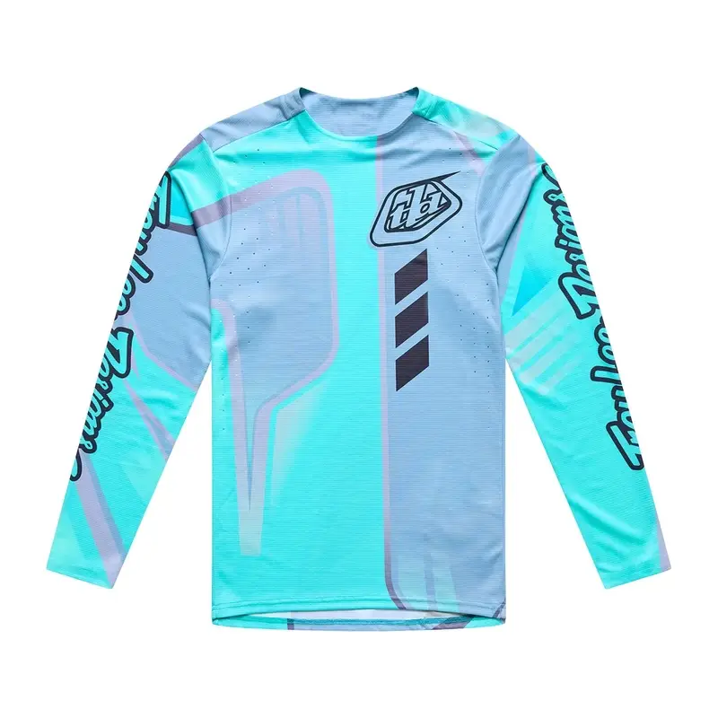 Jersey MTB Langarm Sprint Pro Lowrider Real Teal Größe XXL - image