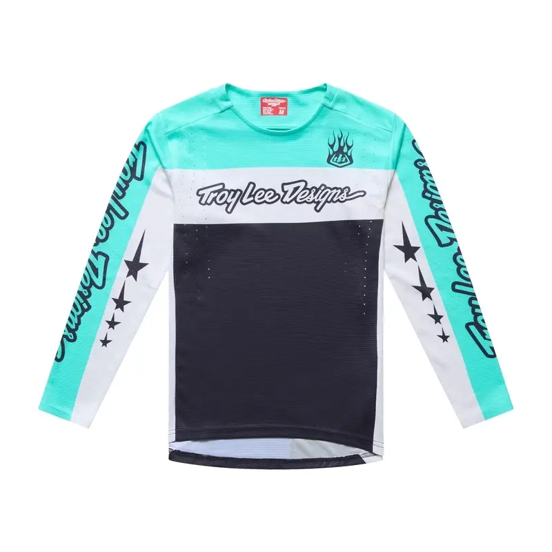 Jersey de Manga Larga MTB Sprint Pro Yo Moto para Niño Carbono Talla M - image