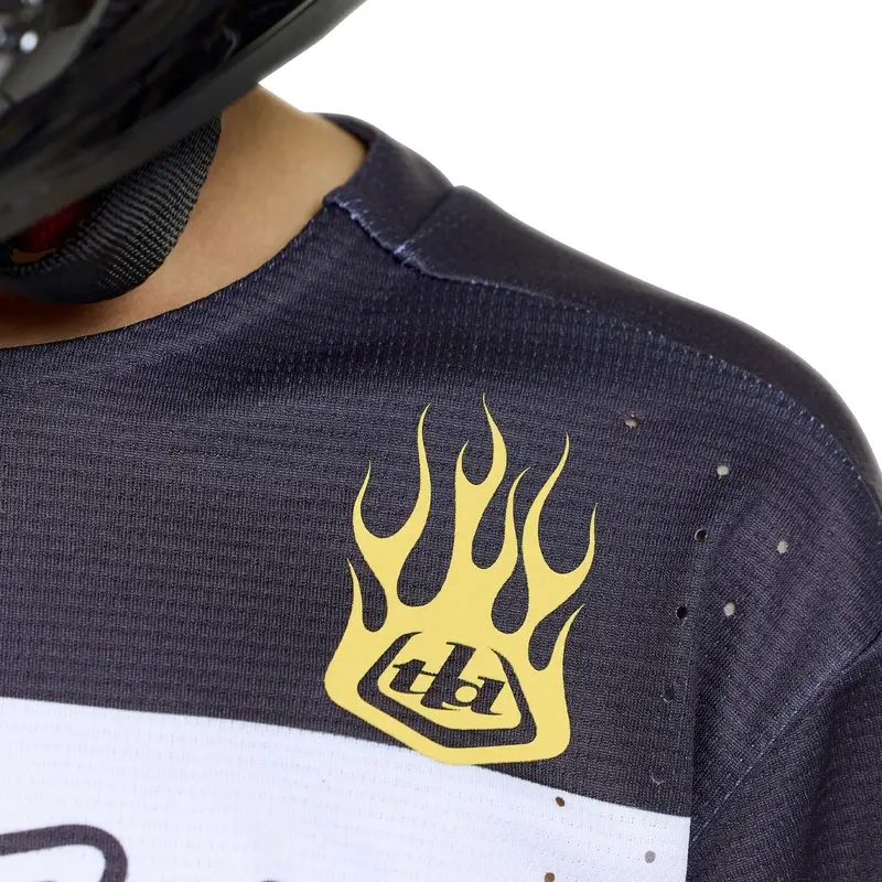 Jersey de Manga Larga MTB Sprint Pro Yo Moto para Niño Mantequilla Talla XS #14