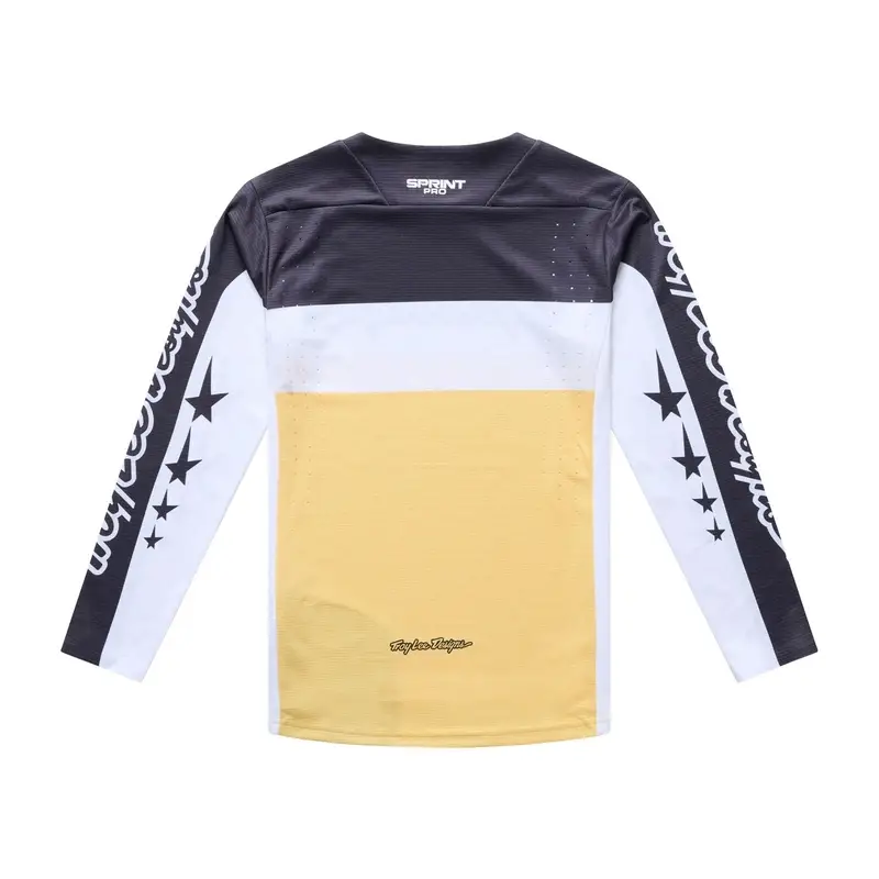 Jersey de Manga Larga MTB Sprint Pro Yo Moto para Niño Mantequilla Talla XL #1