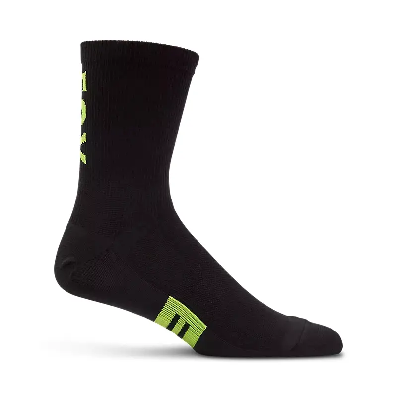 Calcetines Merino 6'' Flexair Negro/Amarillo Talla XS/S (36-41) - image