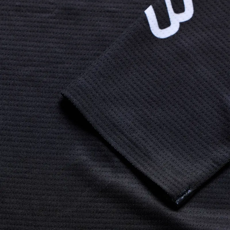 Jersey de Manga Larga MTB Sprint Pro para Niño Negro Talla L #4