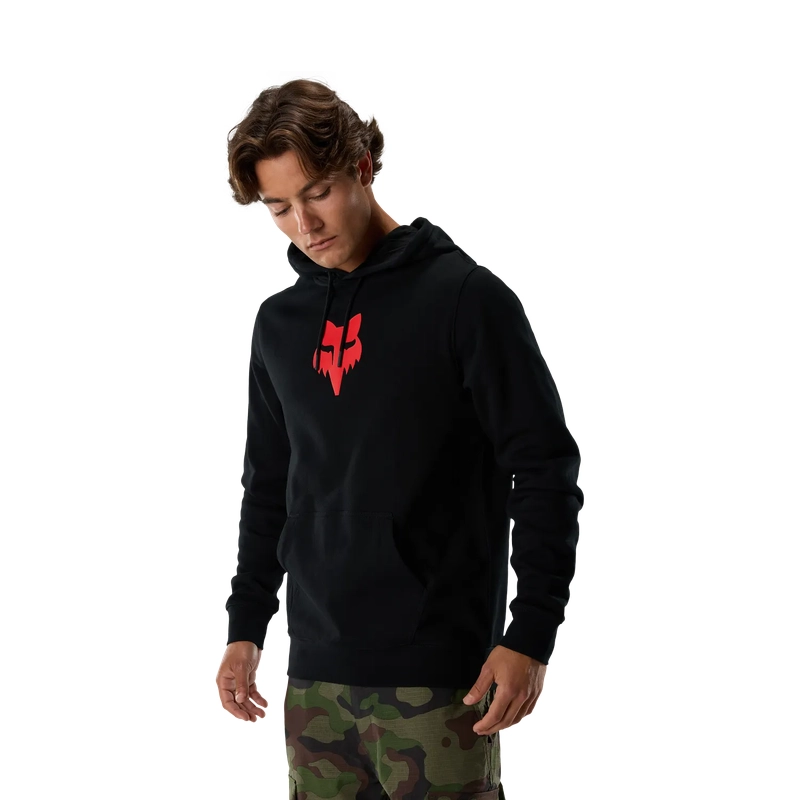 Felpa Con Cappuccio Fox Head Black/Red Taglia M #2