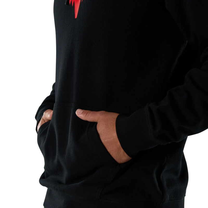 Felpa Con Cappuccio Fox Head Black/Red Taglia XXL #6