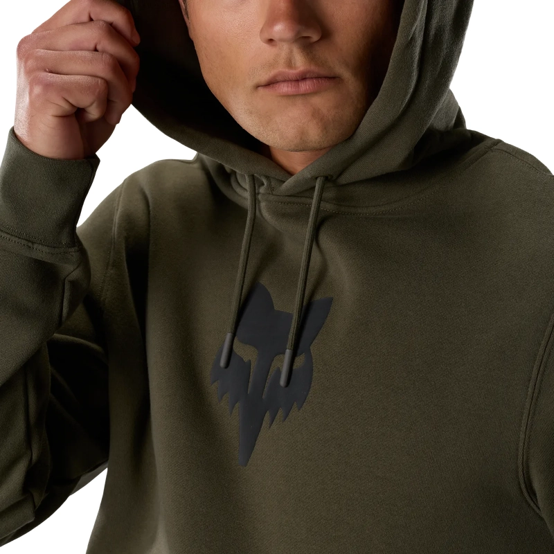 Felpa Con Cappuccio Fox Head Olive Green Taglia S #5