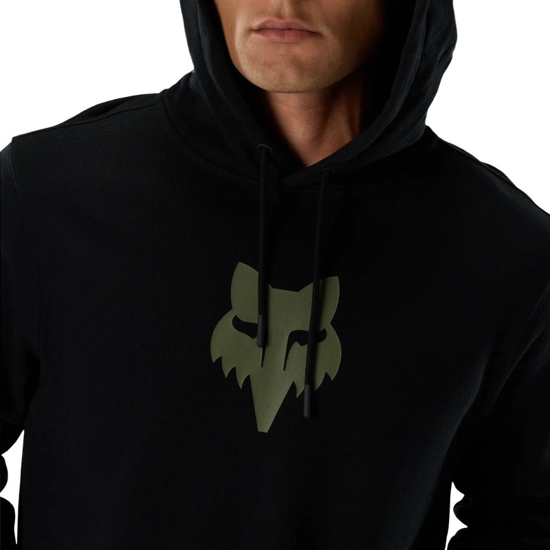 Felpa Con Cappuccio Fox Head Black/Green Taglia M #5