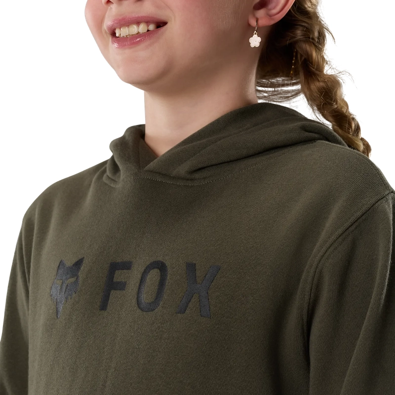 Felpa con Cappuccio da Bambino Absolute Fleece Olive Green Taglia L #4