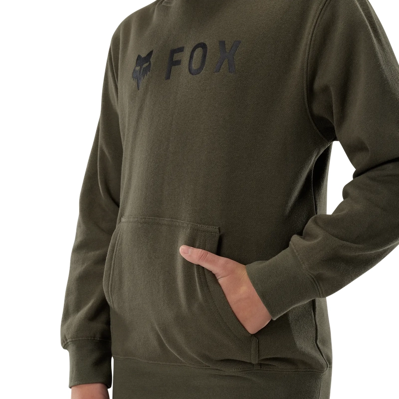 Felpa con Cappuccio da Bambino Absolute Fleece Olive Green Taglia L #5