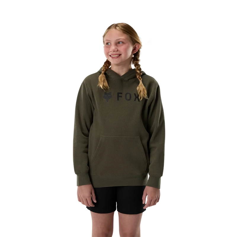 Felpa con Cappuccio da Bambino Absolute Fleece Olive Green Taglia S #2