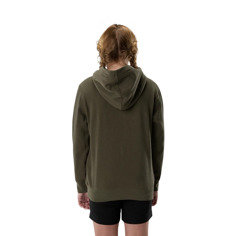 Felpa con Cappuccio da Bambino Absolute Fleece Olive Green Taglia S #3