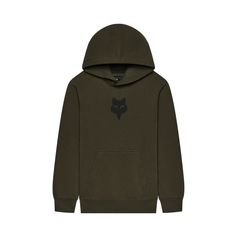Felpa con Cappuccio da Bambino Fox Head Olive Green Taglia M - image