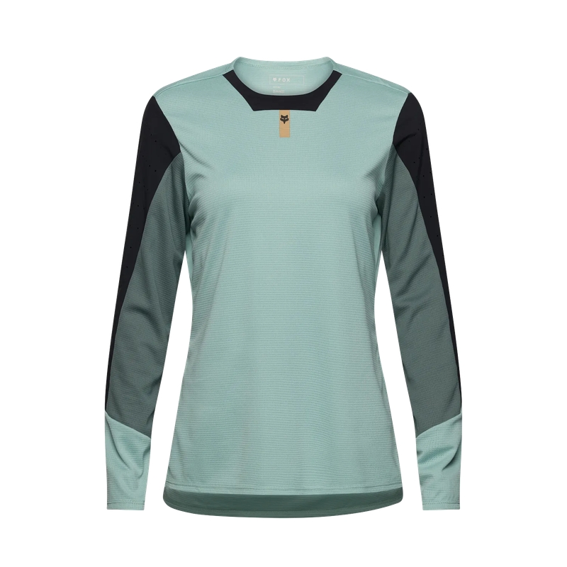 Maglia MTB A Manica Lunga da Donna Defend Artic Blue Taglia XS