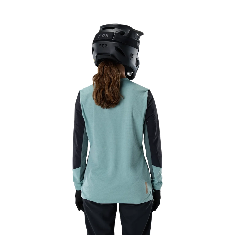 Maglia MTB A Manica Lunga da Donna Defend Artic Blue Taglia XS #3