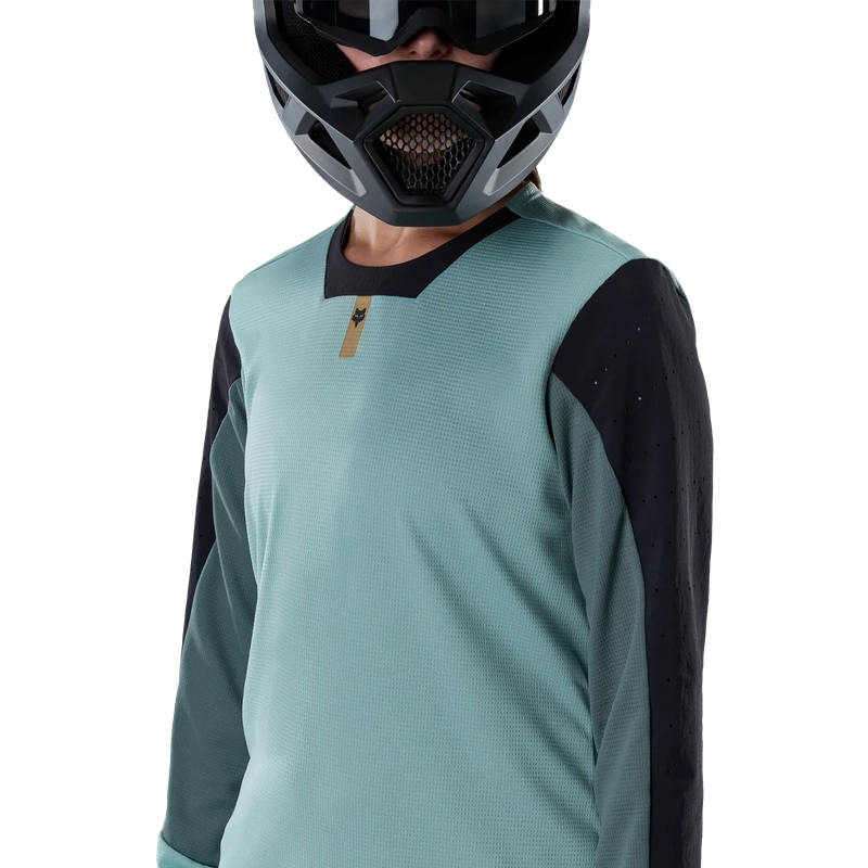 Maglia MTB A Manica Lunga da Donna Defend Artic Blue Taglia XS #4