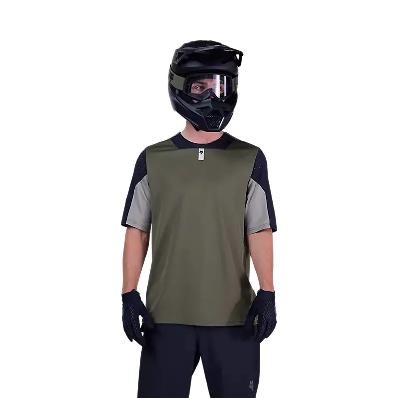 Maglia MTB Mangas Cortas Defend Jersey Verde Talla S #2