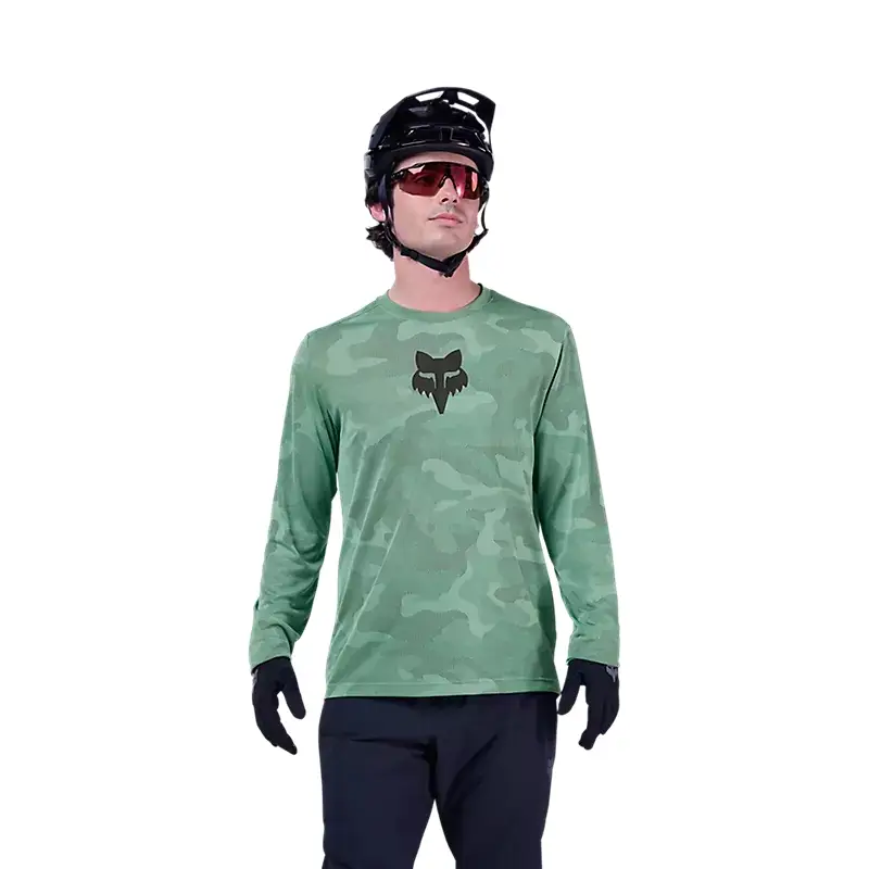 Camiseta MTB Manga Larga Ranger Tru Dri Verde Talla S #2