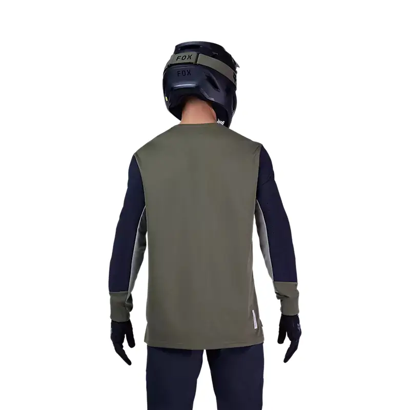 MTB Langarm Jersey Defend Grün Größe S #3
