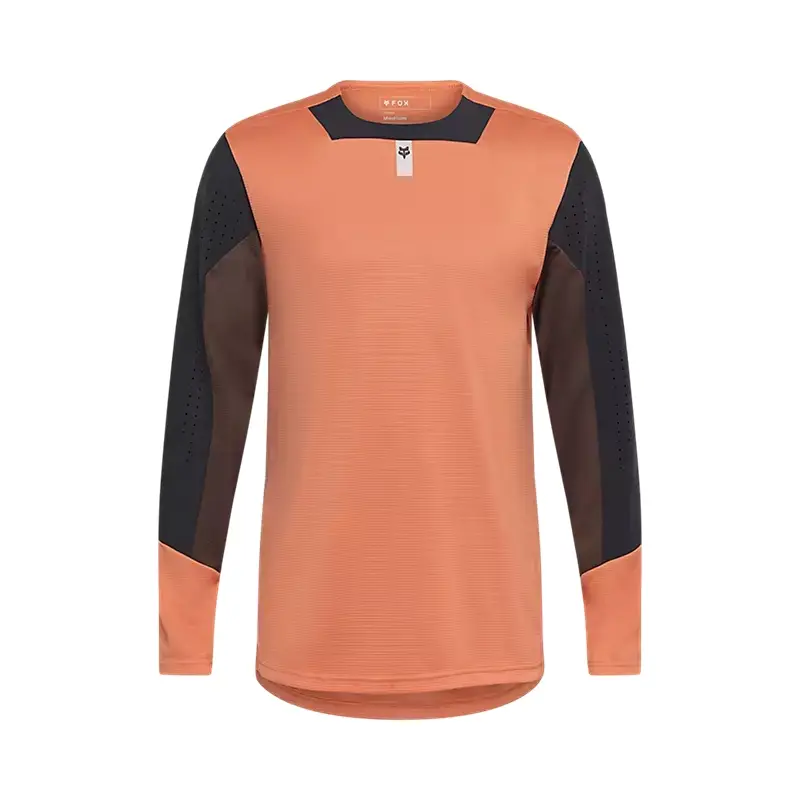 Camiseta MTB Manga Larga Defend Naranja Talla S - image