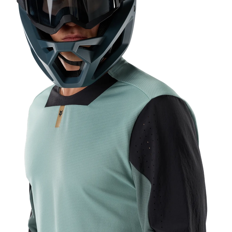 Maglia MTB A Manica Lunga Defend Artic Blue Taglia S #4