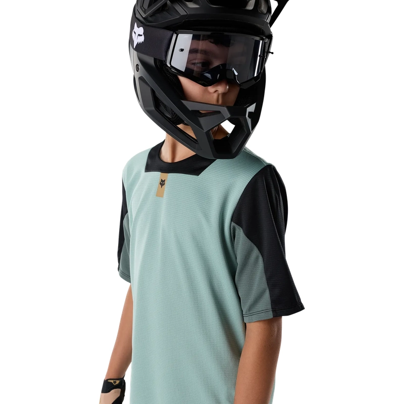 Maillot VTT à manches courtes pour enfant Defend Jersey Artic Blue Taille S #4