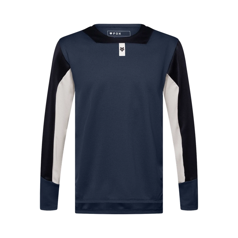 Maglia MTB A Manica Lunga da Bambino Defend Artic Blue Taglia M #2