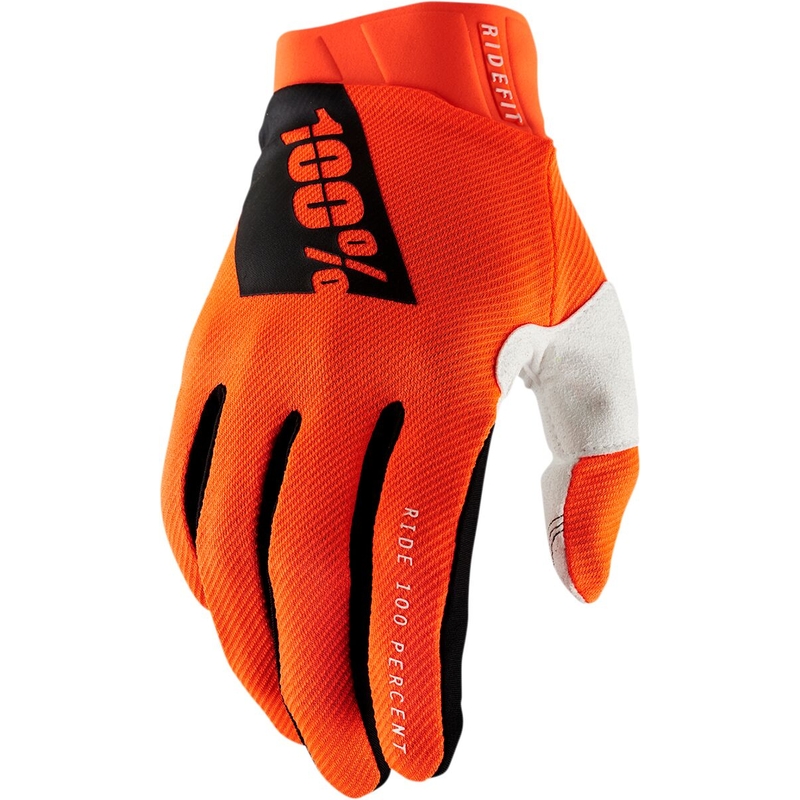 Ridefit Handschuhe Orange Fluoreszierend Größe S