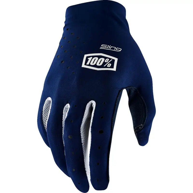 Sling Mx Blue/White Gloves Size M - image