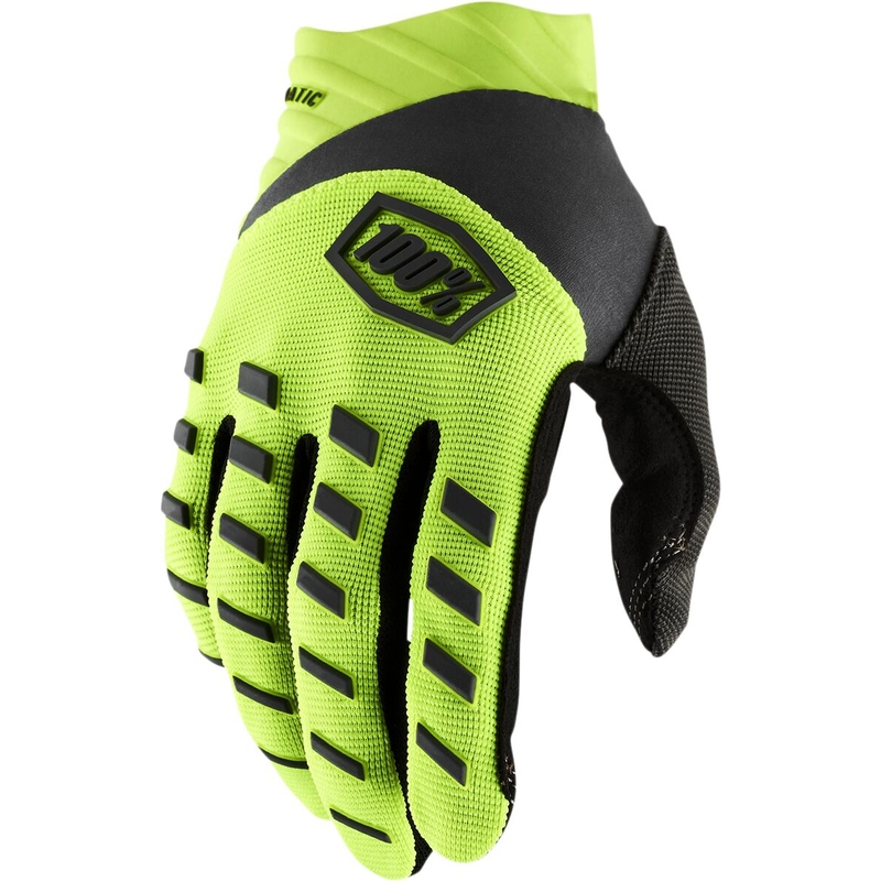 Airmatic Handschuhe Gelb Fluoreszierend/Schwarz Größe S