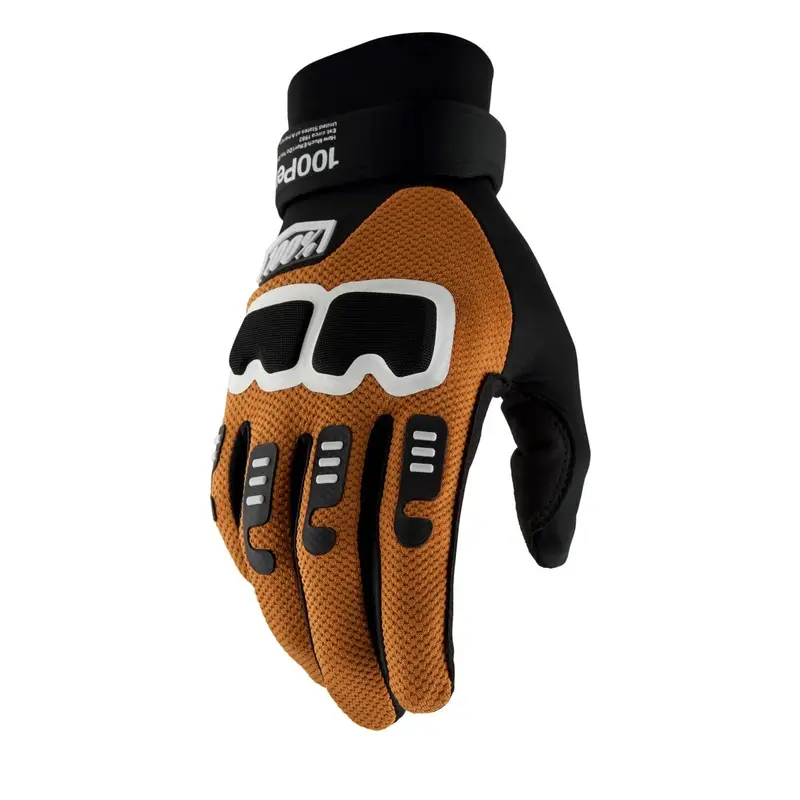 Langdale Knuckle Protection Gloves Brown/Black Size XXL - image
