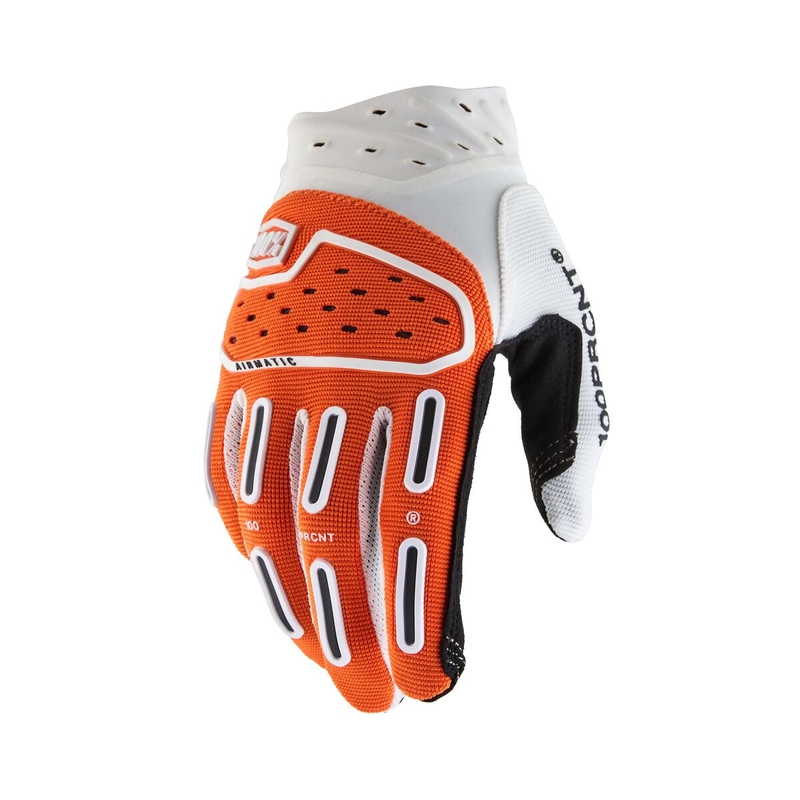 Airmatic 2 Handschuhe Orange/Weiß Größe S