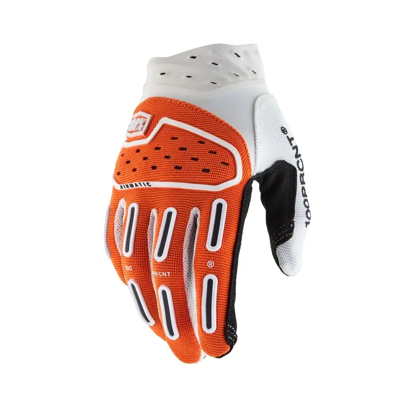 Airmatic 2 Handschuhe Orange/Weiß Größe S - image