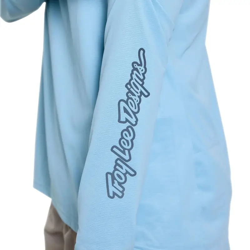 Camiseta de Manga Larga Jersey MTB Lilium Pro Mujer Azul Amanecer Talla L #12