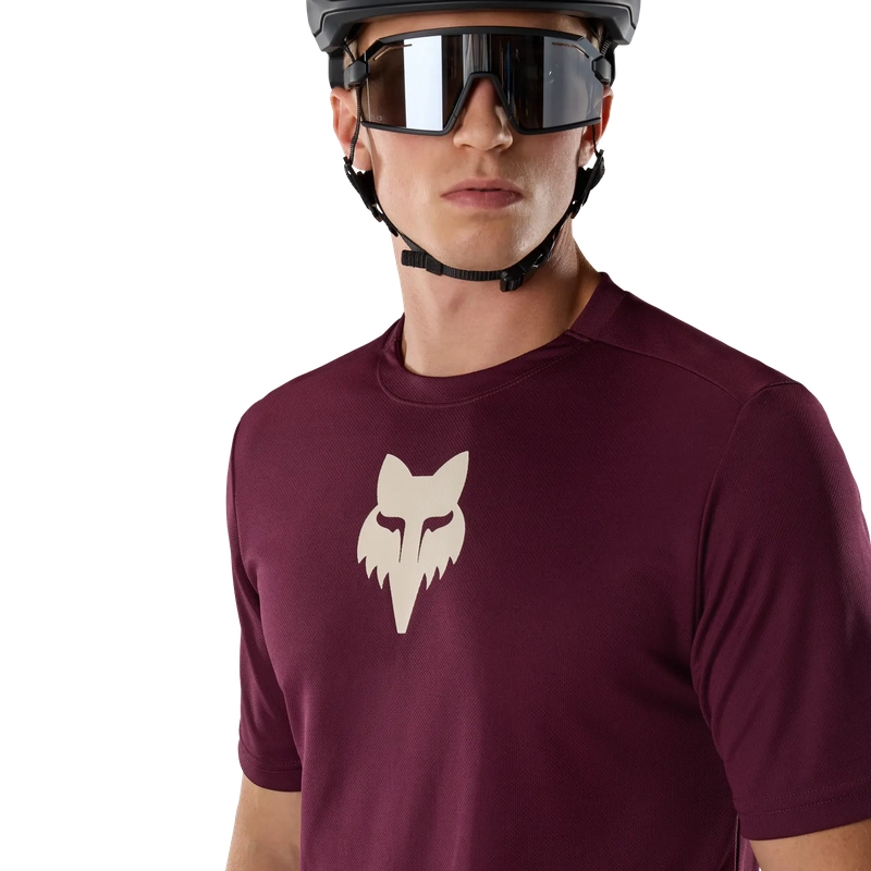 MTB-Kurzarmtrikot Ranger Jersey Fox Head Dark Maroon Größe S #4