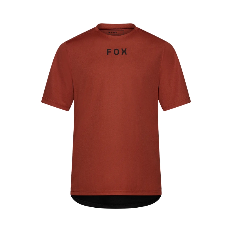 MTB Short-Sleeve Jersey Ranger Jersey Wordmark Amber Scarlet Size M
