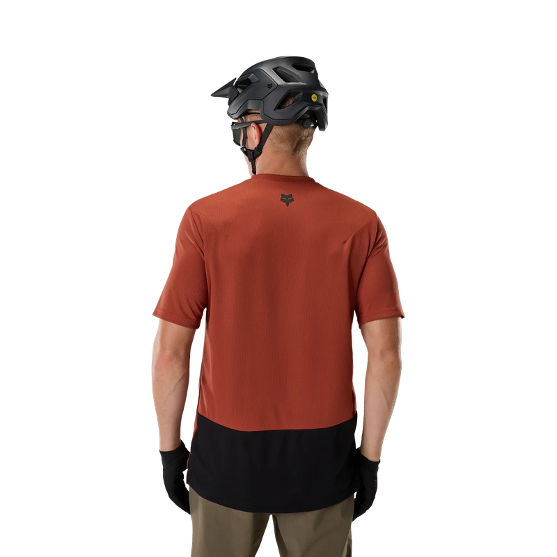 MTB Short Sleeve Jersey Ranger Jersey Wordmark Amber Scarlet Size S #3
