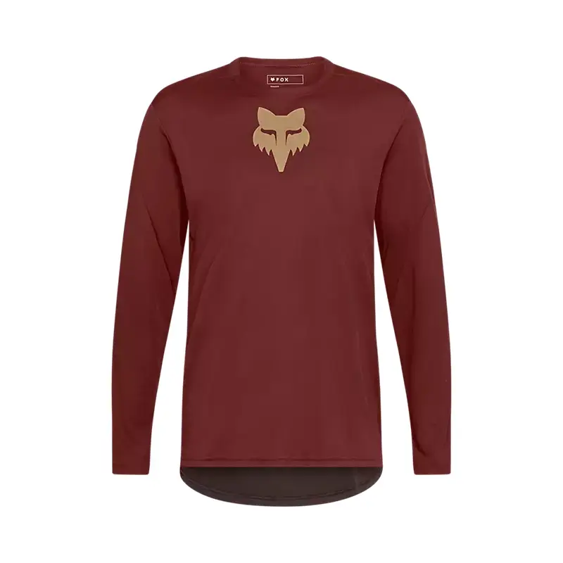 Camiseta MTB Manga Larga Ranger Fox Head Rojo Talla S - image