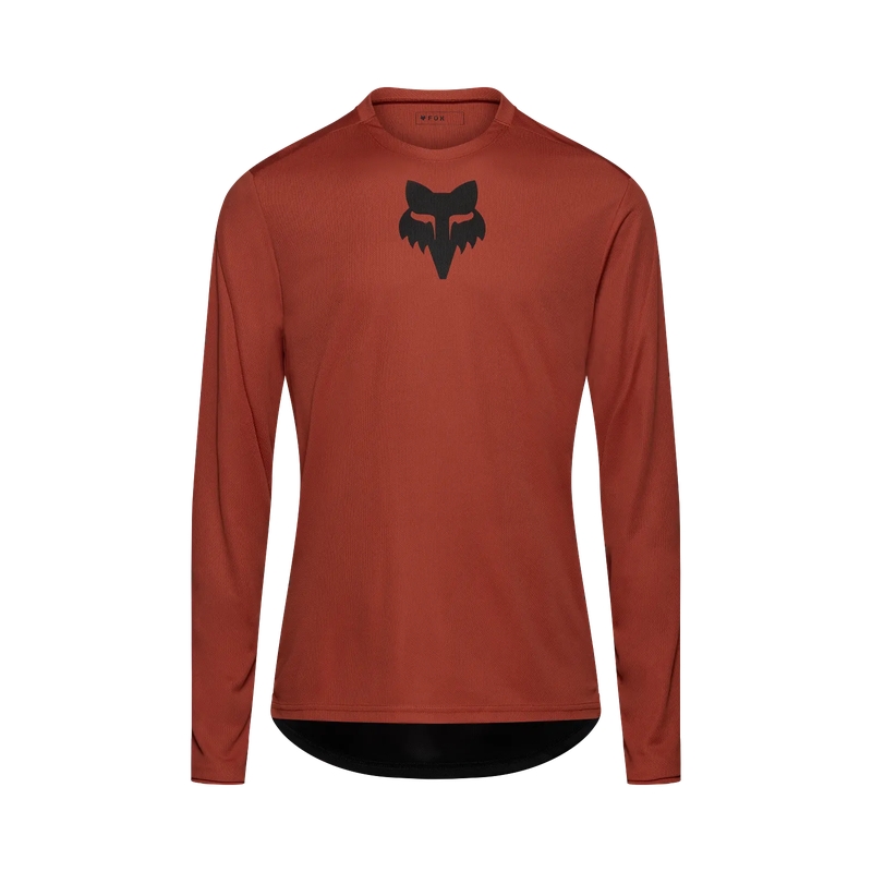 Maglia MTB A Manica Lunga Ranger Fox Head Amber Scarlet Taglia L