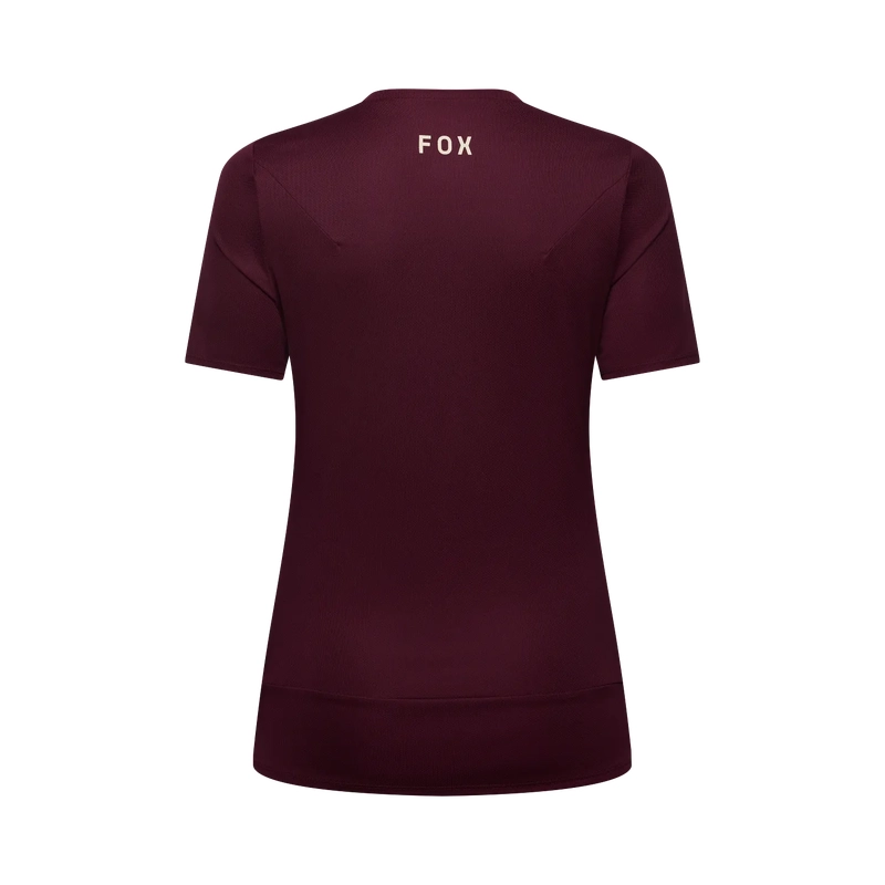 Camisola MTB de Manga Curta para Mulher Ranger Jersey Fox Head Dark Maroon Tamanho XS #1