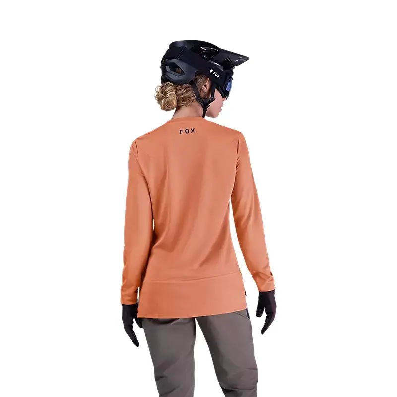 Fox Head Ranger Damen Langarm-MTB-Trikot Orange Größe XS #3
