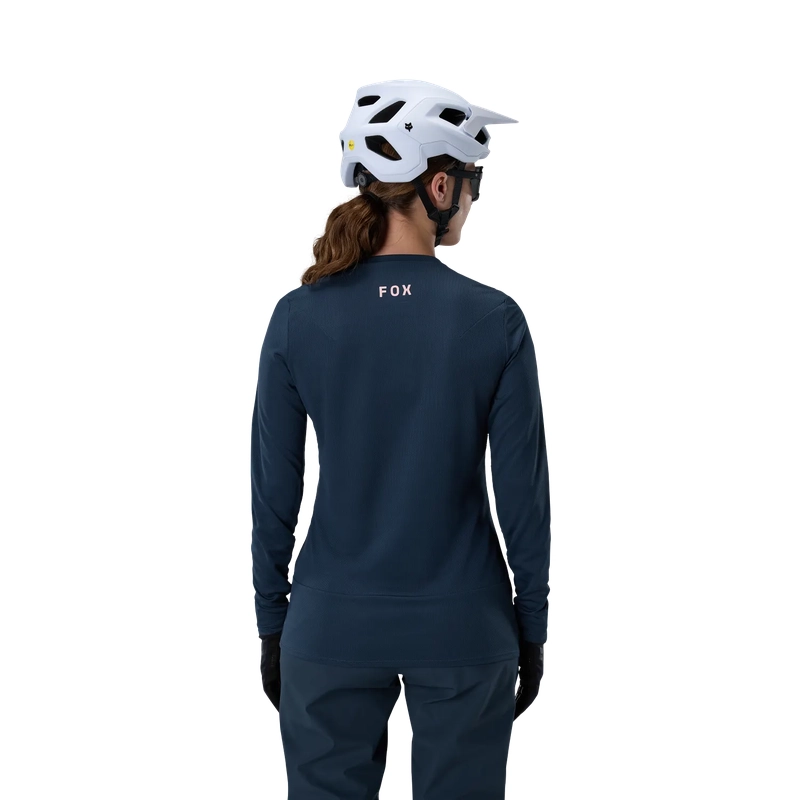 Maglia MTB A Manica Lunga da Donna Ranger Fox Head Galaxy Blue Taglia XS #3