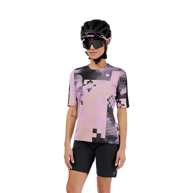 Camiseta MTB Manga Corta Flexair Ascent Pulse para Mujer Rosa Talla XS #2